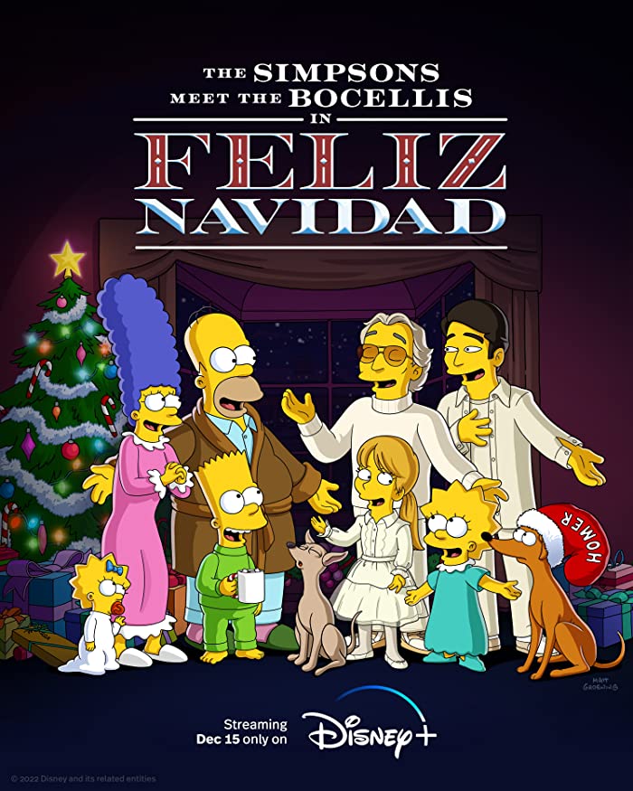 فيلم The Simpsons Meet the Bocellis in Feliz Navidad 2022 مترجم فيلم The Simpsons Meet the Bocellis in Feliz Navidad 2022 مترجم