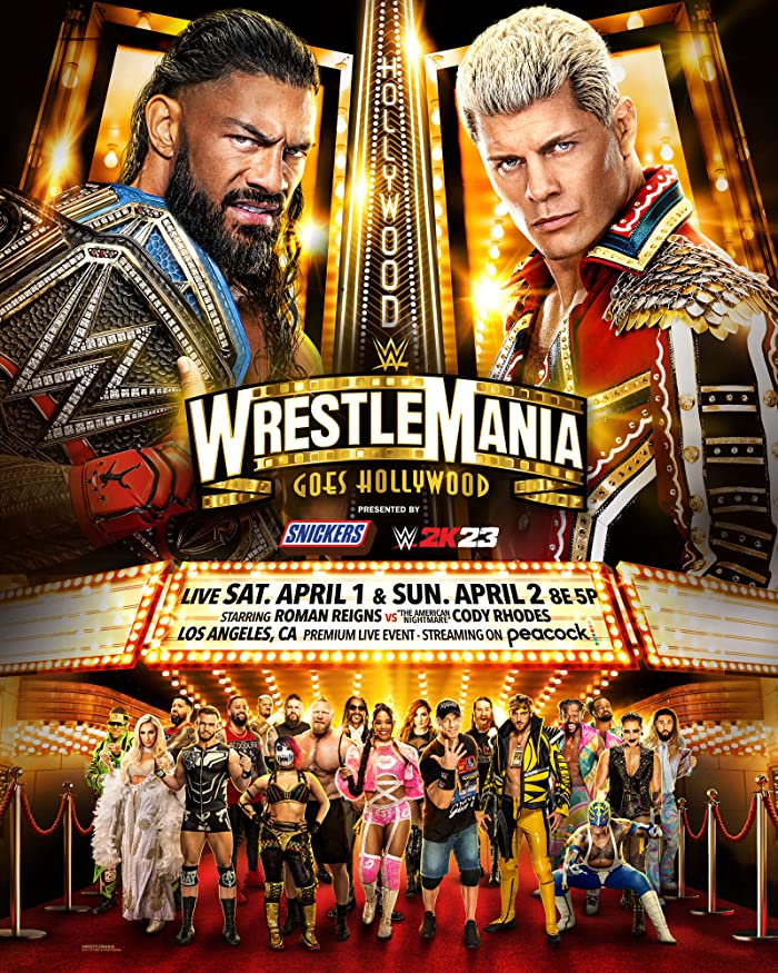 عرض راسلمينيا 39 WrestleMania 39 Night 1 2023 مترجم