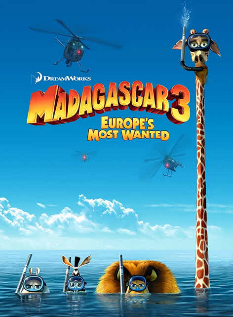 فيلم Madagascar 3 Europes Most Wanted 2012 مدبلج