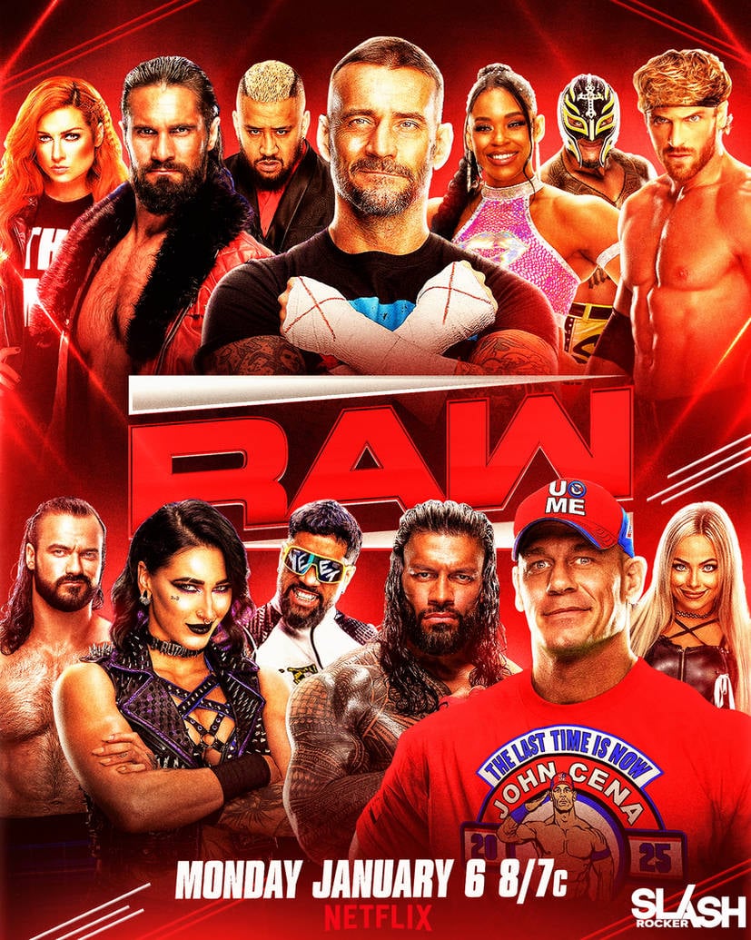 عرض الرو الاخير WWE Raw 20.01.2025 مترجم